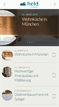 Mobile Screenshot of held-schreinerei.de